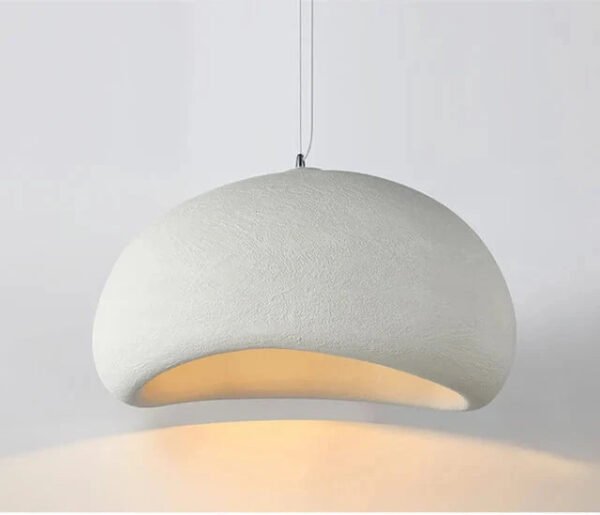 Lampa wisząca sufitowa w stylu wabi-sabi – Biały B