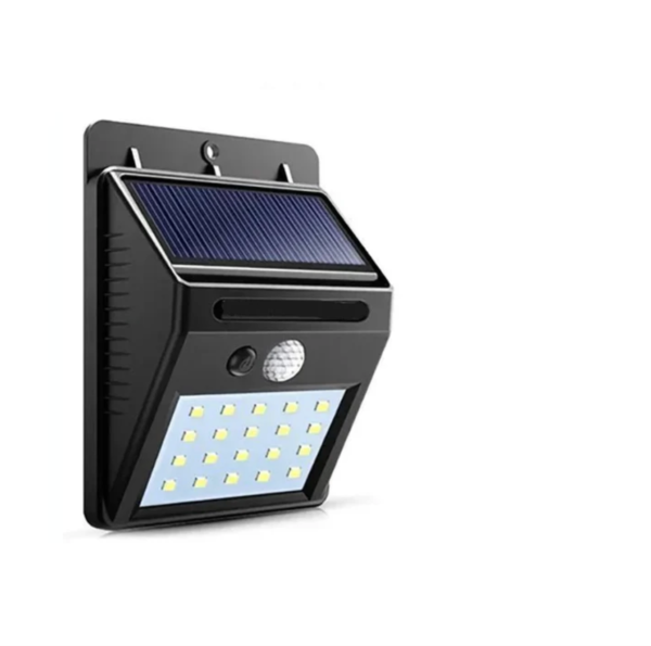 Zewnętrzna solarna lampa ścienna LED z czujnikiem ruchu PIR, IP65