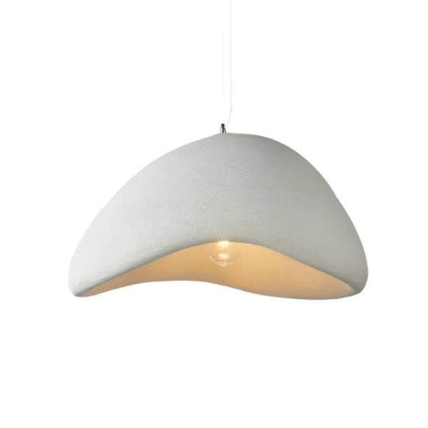 Lampa wisząca sufitowa w stylu wabi-sabi – Biały A