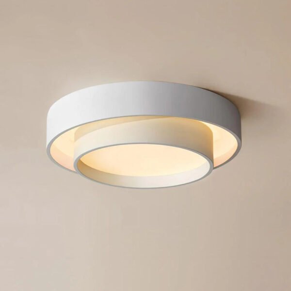 Biały okrągły plafon sufitowy LED – 3 rozmiary