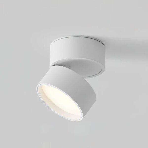Regulowana biała lampa sufitowa LED