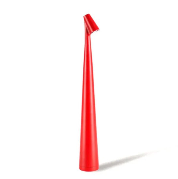 Lampa stołowa LED 35 cm czerwona z dotykowym włącznikiem