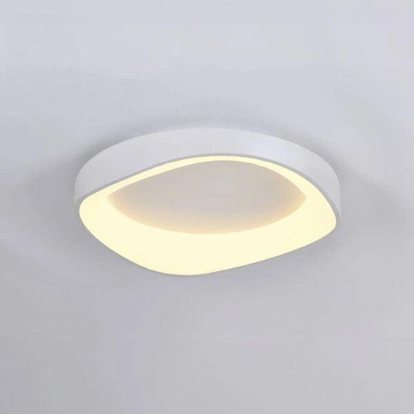 Biała natynkowa lampa sufitowa LED