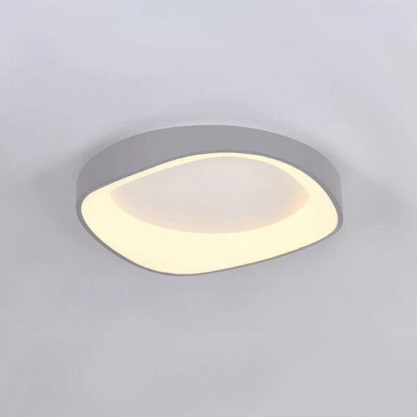 Szara natynkowa lampa sufitowa LED